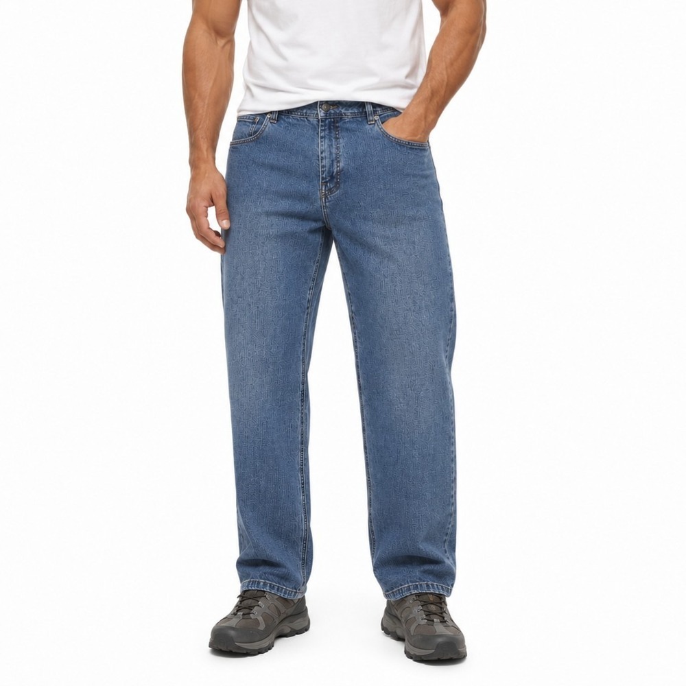 prAna Jeans 36 x 32 Blue Straight Leg Stretchy Gusseted Cotton Outdoor Axiom